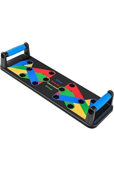 9-in-1 Push Up Board System, Multi-Functional Home Workout Equipment, Chest &amp; Arm Training, Burn Fat