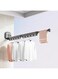 showkah&reg; Wall Mounted Folding Clothes Hanger Rack Space-Saver, Indoor/Outdoor Adjustable Clothes Drying Rack, Retractable Dry Coat Hanger Rack (Two Fold)