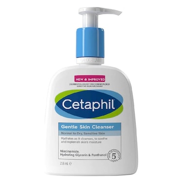 Cetaphil Gentle Skin Cleanser For Normal to Dry, Sensitive Skin 236ml