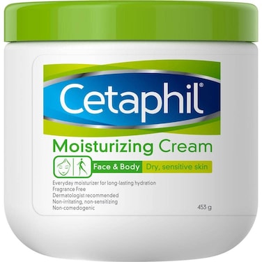 Cetaphil Moisturizing Cream For Face &amp; Body Jar 453G