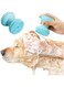 4-in-1 Pet Grooming Brush - Silicone Double Head with Shampoo Dispenser, Soothing Massage for Dogs &amp; Cats (Long &amp; Short Hair)