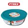 Pyrex Cook&amp;Store 350ml Round Roaster with Lid for Versatile Cooking and Storing