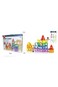 Kikibebe Colored Window Magnet Blocks &ndash; 123 Pieces &ndash; Multicolor