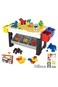 Kikibebe 300-Piece Building Block Table &ndash; Combines Building Blocks, Study Desk &amp; Play Surface &ndash; Multicolor