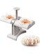 Maker, Household Double Head Automatic Maker Mould, Ravioli Press Mold, Make Dumplings Empanadas Quickly, Stainless Steel for Home, Restaurant
