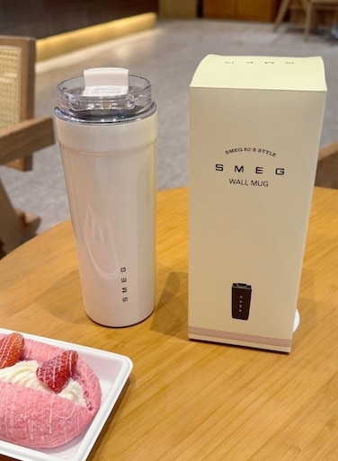 Travel Coffee Mug, 550ml Insulated Drinking Mug with Leak Proof Lid, Durable Coffee Mug with Lid, White Travel Coffee Mug