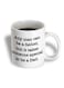 Printed Ceramic Mug White/Black