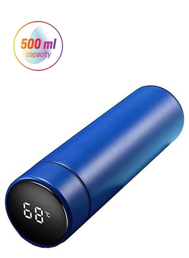 Digital Cup With Touch Screen To Display Temperature BLue 500ml