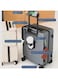 Luxury Multi-Function Boarding Suitcase with Anti-Fall Zipper Double-Opening Front Cover USB Aluminum Frame Durable Luggage