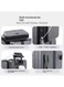 Luxury Multi-Function Boarding Suitcase with Anti-Fall Zipper Double-Opening Front Cover USB Aluminum Frame Durable Luggage