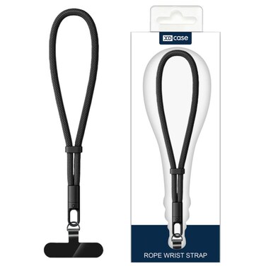 XDcase Adjustable Mobile Phone Wrist Lanyard with Gasket &ndash; Black