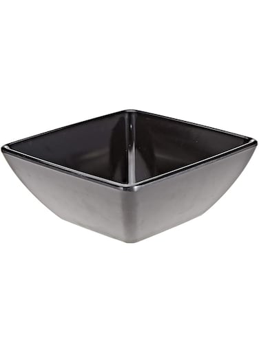 Harmony 10 Inch Foursquare Bowl - Black