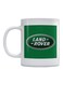 Land Rover Printed Mug White/Green/Brown 350ml