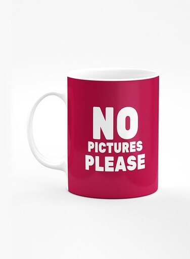 Designer Printed Coffee Mug with Heavy Duty Handle 11oz Ceramic Personalised Gift Mugs Cup [Microwave Safe &amp; Dishwasher Proof] - No pictures please
