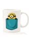 Premium Quality Two Sided Printed Coffee Mug Tea Cup For Home Office, Kids Men Women Minion Pocket