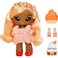 Yummiland Pia Peach Large Doll And Pet Lip Gloss Set