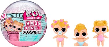 L.O.L. Surprise! Lol Baby Bundle with Collectible Dolls, Baby Theme, Twins, Triplets, Pets, Water Reveal, 2 Or 3 Dolls Included- Great Gift For Girls Age 3+