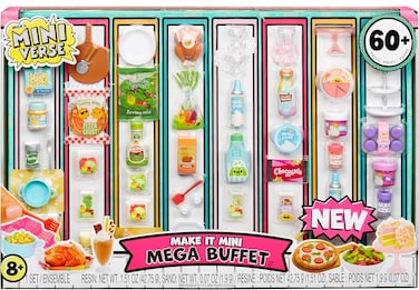 MGA Miniverse Make It Mini Mega Buffet Set (60 Pieces)