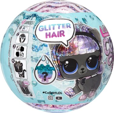 L.O.L. Surprise! Sparkly Fashions, and Accessories Great Gift For Kids Ages 4+, Multicolor, 585312, L.O.L. Surprise Glitter Color Change Pets Asst