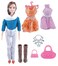 P.Joy Leila Trendy Doll with Accessory - 3 Years &amp; Above