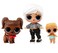 Lol Surprise Mini Dolls Set Pack Of 3, Beatnik Babe with White Hair, Brown Darling Doggie, Lil Kick Blonde, Collectible Surprise Doll Gift Set with Accessories For Kids, Age 3+
