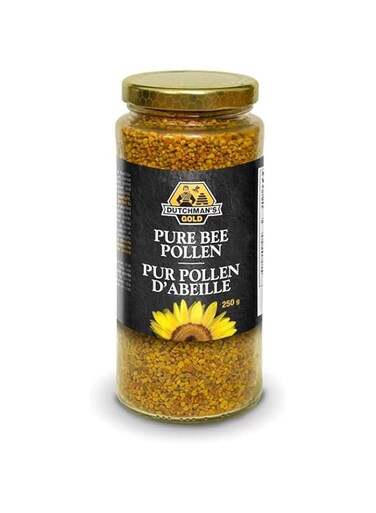 Dutchman's Gold Pure Bee Pollen (glass) 250g