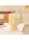Cute Ceramic Coffee Mug, Cute Ice Cream Cone Coffee Cup, with Stirring Stick 14oz, Novelty Mug, for Milk, Tea, Dessert, Juice, Latte, Funny Birthday Gifts for Best Friends, Girls, Women