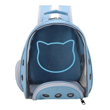Petstranaut BackPack Bobble Cat Face Blue