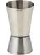 Steel Bar Peg Measure - BPM002, 20-40 ml, Double Sided Cocktail Jigger, Measuring Tool Cup, Shot Glass, Measure Cup, Bar Accessories Silver 40ml