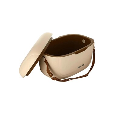 Vintage Insulated Cooler Box 12L with Triple-Layer Hot &amp; Cold Storage