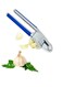 Press &amp; Ginger Crusher Set, Premium Stainless Steel Mincer with Soft-Grip Handle, Silicone Peeler &amp; Cleaning Brush for Garlic, Ginger, Onions, Chilies, Herbs &amp; More