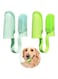 Tazweeq 2Pcs Dog Toothbrush, Finger Toothbrush Kit, 135&ordm; Wrap-Around for Easy Teeth Cleaning, Dual Finger Toothbrush Provides Dental Care for Puppies, Cats &amp; Small Pets