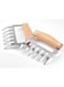 AKDC Meat Claws Shredder BBQ Bear Claws Stainless Steel Set Metal Pulled Pork Chicken Barbecue Kitchen Claws with Wood Handle for Shredding, Pulling, Lifting Set of 2