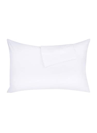 IN HOUSE Plain Bed Pillow Protector Polyester White