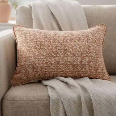 Home Textured Cushion 35x50cm - Rust