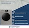 Westpoint 8Kg Washer &amp; 5Kg Dryer Fully Automatic Combo Washing Machine, INVERTER MOTOR, 1400 RPM, 12 Easy Wash Programs, Quick Wash in 15min &amp; 4 Drying Program, Led Panel, Silver  WDMT-81424ES