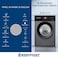 Westpoint 8KG Front Load Fully Automatic Washing Machine with INVERTER MOTOR, 1400 RPM, 16 Easy Washing Programs, Delay Start, Quick Wash in 15 Min, Led Control Panel WMT-814A25S Silver