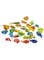 KW Zone Plastic Fish Aquarium Decoration - 26 pcs