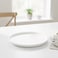 Cuisine Art EFE Bone China Side Plate 8 Inch (Set of 4)   Premium White Round Side Plates   Elegant Lightweight Bone China Plates for Snacks, Desserts, Daily Dining &amp; Hospitality Use