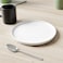 Cuisine Art EFE Bone China Side Plate 8 Inch (Set of 4)   Premium White Round Side Plates   Elegant Lightweight Bone China Plates for Snacks, Desserts, Daily Dining &amp; Hospitality Use