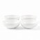 Cuisine Art EFE Bone China Bowl 5.5 Inch (Set of 4)   Premium White Round Bowl (14 x 14 x 5 cm)   Lightweight Bone China Bowls for Soup, Cereal, Snacks, Desserts &amp; Daily Dining