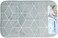 Ultra-Absorbent Memory Foam Bath Mat &ndash; 40x60cm Plush Grey Bathroom Rug with Non-Slip Backing &ndash; Quick-Dry Debossed Geometric Pattern &ndash; Soft Decorative Floor Mat for Shower &amp; Tub