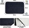 Ultra-Absorbent Memory Foam Bath Mat &ndash;40x60cm Ultra-Absorbent Black Bathroom Rug with Non-Slip Backing &ndash; Quick-Dry Plush 3D Geometric Pattern Decorative Floor Mat