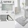 Premium 2-Piece Memory Foam Bath Mat Set &ndash; 50x80cm Large Bathroom Rug &amp; Matching U-Shaped Contour Mat &ndash; Non-Slip, Quick-Dry &amp; Absorbent Plush Floor Mats for Shower &amp; Toilet