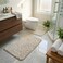 2-Piece Premium Memory Foam Bath Mat Set &ndash; 50x80cm Large Bathroom Rug &amp; Matching Contour Mat &ndash; Ultra-Soft Beige &ndash; Non-Slip, Quick-Dry &amp; Absorbent Floor Mats for Shower &amp; Toilet
