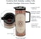 Cuisine Art Hobby Lobby 1.0L Arabic Design Vacuum Flask &ndash; Insulated Thermal Coffee &amp; Tea Carafe &ndash; 24 Hours Hot &amp; Cold Retention &ndash; Leak-Resistant Beverage Jug with Ergonomic Handle