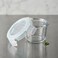 Cuisine Art 120ml Round Glass Food Storage Container &ndash; Airtight Leak-Proof Locking Lid &ndash; Small Borosilicate Glass Jar for Spices &amp; Condimentsd &ndash; Stackable Compact Kitchen Storage