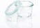 Cuisine Art 120ml Round Glass Food Storage Container &ndash; Airtight Leak-Proof Locking Lid &ndash; Small Borosilicate Glass Jar for Spices &amp; Condimentsd &ndash; Stackable Compact Kitchen Storage