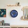 Cuisine Art Astronaut Wall Clock &ndash; Silent Non-Ticking Sweep Movement &ndash; 3D Astro Space Character Design for Kids &amp; Nursery &ndash; 20cm Round Decorative Timepiece