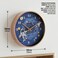 Cuisine Art Astronaut Wall Clock &ndash; Silent Non-Ticking Sweep Movement &ndash; 3D Astro Space Character Design for Kids &amp; Nursery &ndash; 20cm Round Decorative Timepiece